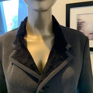 Armani Collezioni Jacket OverCoat Men’s Grey Small